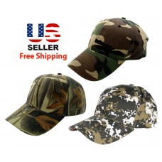 Hombre Mujer Camouflage Baseball Golf Fishing Hunting Cap Hat Curved Visor   eb-48117771